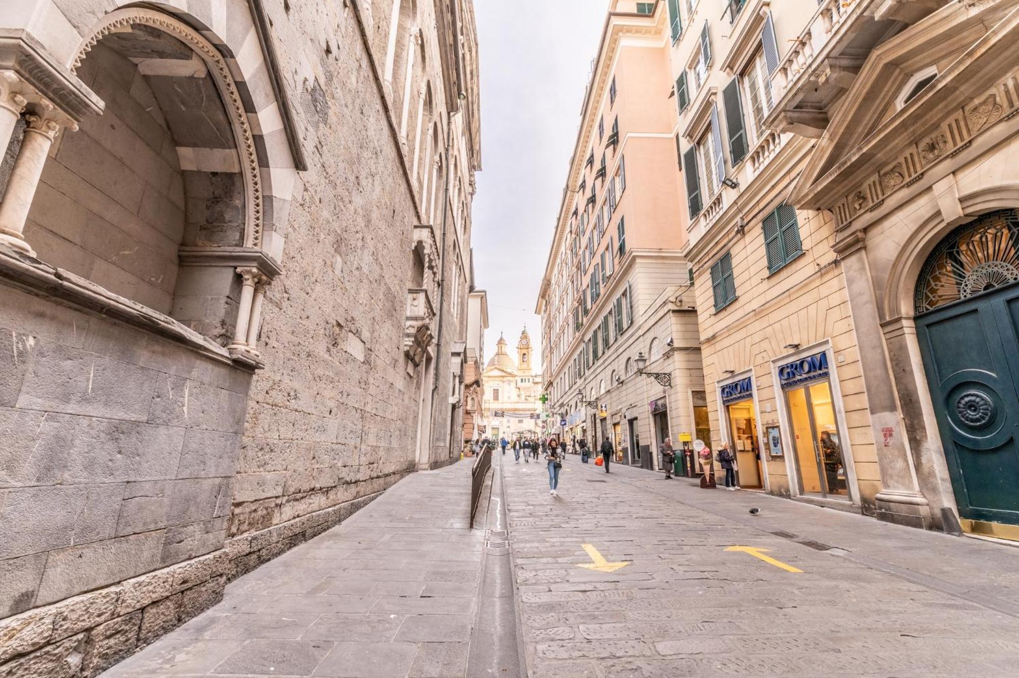 Genova Centro Colonna-Cattedrale Di San Lorenzo Daire Dış mekan fotoğraf